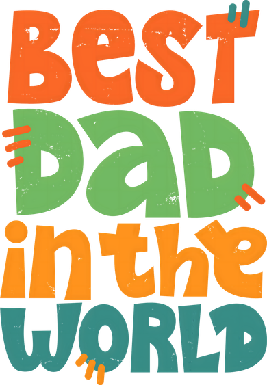 Best Dad In The World Cute Fathers Day Coffee Mug