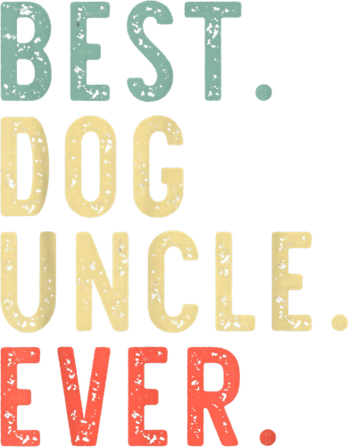 Best Dog Uncle Ever Cool Funny Vintage Kids Long Sleeve Shirt