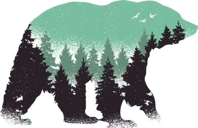 Bear Forest Toddler T-Shirt