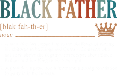 Black Father Definition Fathers Day Coaster