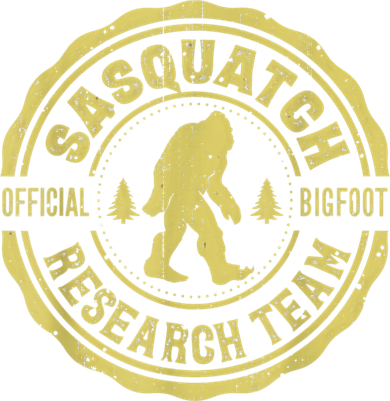 Bigfoot Finding Sasquatch Research Team Men Retro Vintage Long Sleeve Shirt