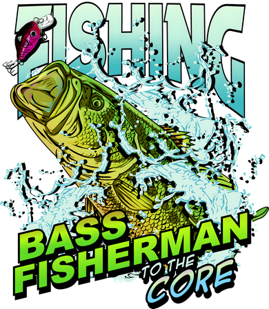 Bass Fisherman To The Core Women's Hoodie