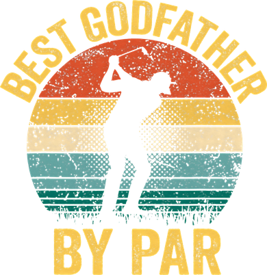 Best Godfather By Par Father's Day Golf Gift Grandpa Tumbler