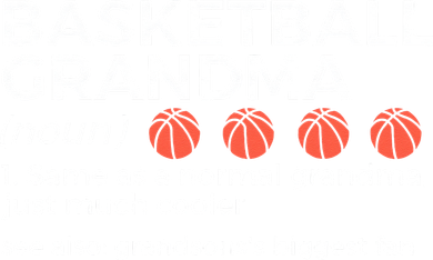 Basketball Grandma Definition Grandson's largest fan Coaster