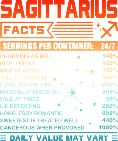 Birthday Gifts Sagittarius Facts Vintage Retro Long Sleeve Shirt
