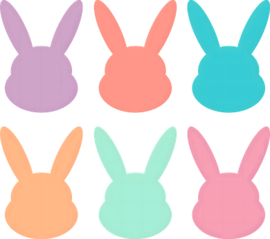 Bunny Head Easter Holiday T-Shirt