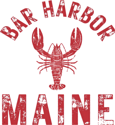Bar Harbor Maine Lobster Travel Acadia Vintage Gift Kids T-Shirt