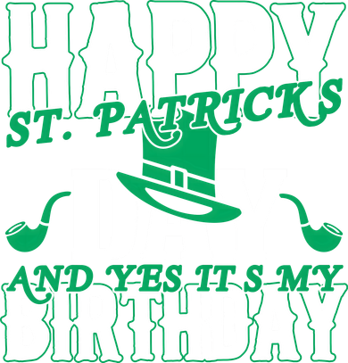 Birthday Happy St. Patricks Day Birthday Gift Design Baby Bodysuit