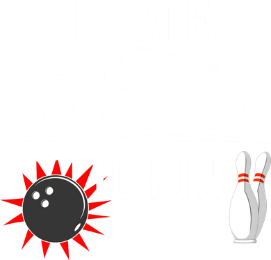 Bowling I Hate That Damn 10 Pin Ornament