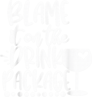 Blame It On The Drink Package Cruise Alcohol Wine Lover Toddler Hoodie