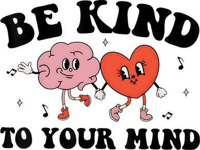 Be Kind To Your Mind Groovy Retro Mental Health Awareness Kids Sweatshirt