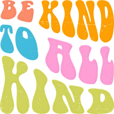 Be Kind To All Kind Quote Retro Women's Hoodie
