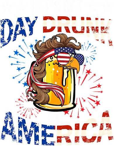 Beer Let’s Get Day Drunk For America 4th Of July Drink Party Doggie Tank