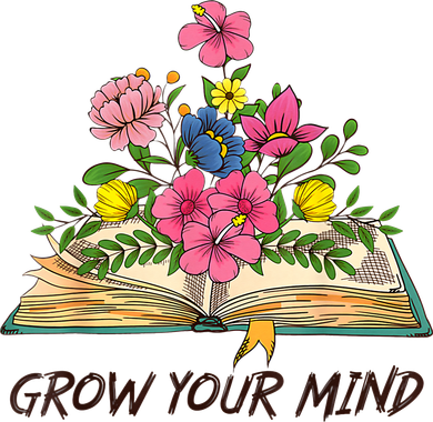Book Lover Librarian Grow Your Mind Reading Teacher Flower Women's Long Sleeve Shirt