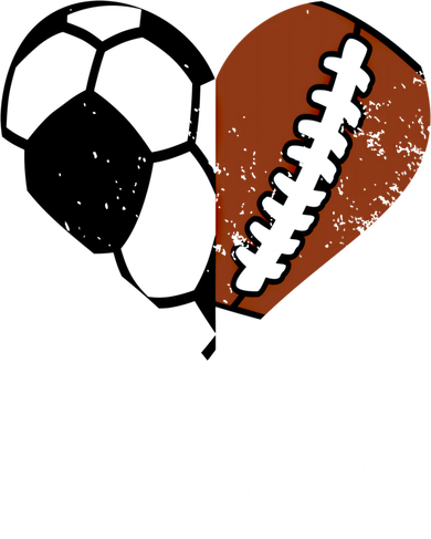 Ball Mom Heart Funny Football Soccer Mom Cute Gift Backpack