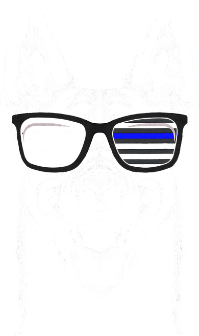 Belgian Malinois K9 Unit Thin Blue Line Flag Police Gift Kids T-Shirt