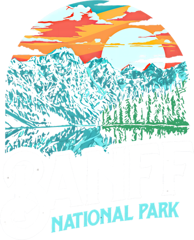 Banff National Park Lake Louise Canada Vintage Graphic Funny Gift Kids Long Sleeve Shirt