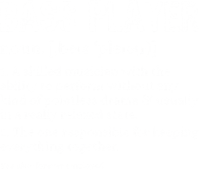 Bass Player Definition Bassist Gift For Musicians Coffee Mug