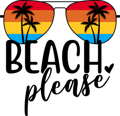 Beach Please Summer Sunset Visor