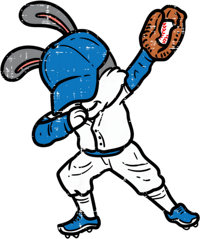 Bunny Rabbit Dab Baseball Easter Sport Pitcher Gift Ornament