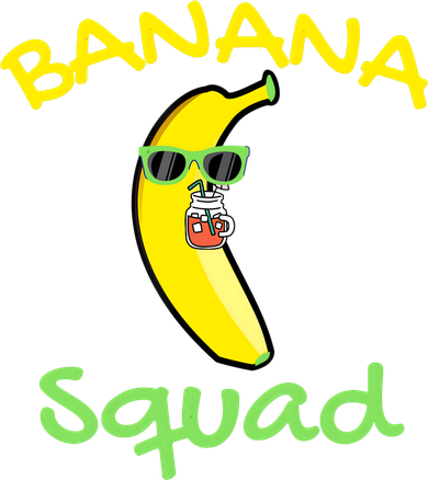 Banana Squad Food Summer Vacation Matching Fruit Lover Party Women's Sweatshirt