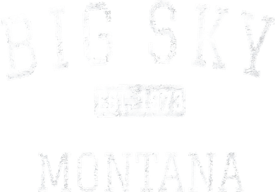 Big Sky Montana MT Vintage Ornament