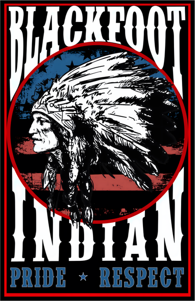 Blackfoot Tribe Native Pride Respect American Indian Us Flag Meaningful Gift Backpack