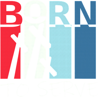Born To Serve & Jesus Cross & Walk by Faith Christian Kids Hoodie