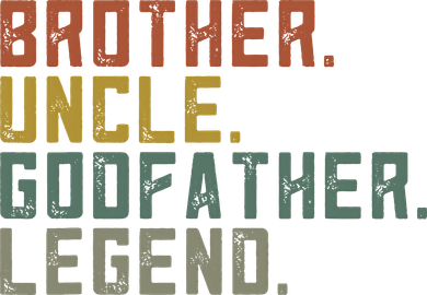 Brother Uncle Godfather Legend Fun Best Funny Uncle Doggie Tank