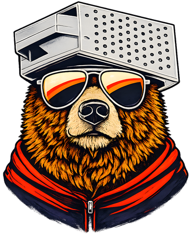 Bear With A Grater Hat Coffee Mug