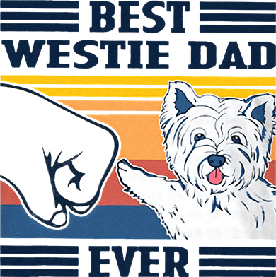 Best Westie Dad Ever Vintage Father Day Christmas Toddler Hoodie
