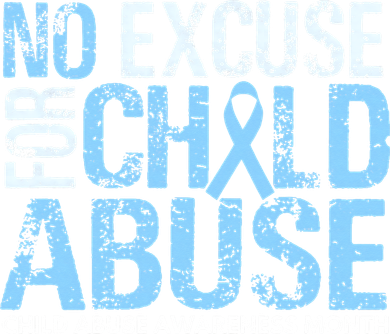 Child Abuse Awareness Month No Excuse For Child Abuse Kids Sweatshirt