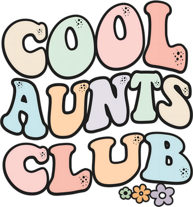 Cool Aunts Club Vintage Floral Colorful Cool Aunts Club Aunt Gift Backpack
