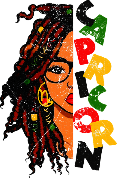 Capricorn Afro Locs Zodiac Signs Birthday Tote Bag