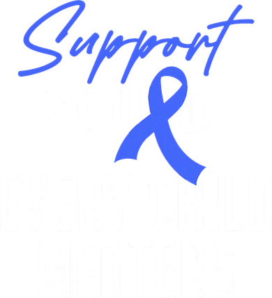 Child Abuse Prevention Awareness Month Blue Ribbon Trex Baby Bodysuit