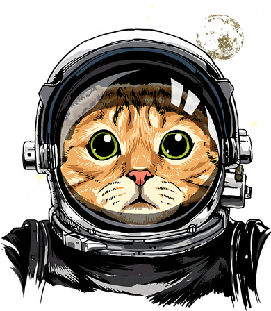 Cat Astronaut Space Exploration Astronomy Lover Button