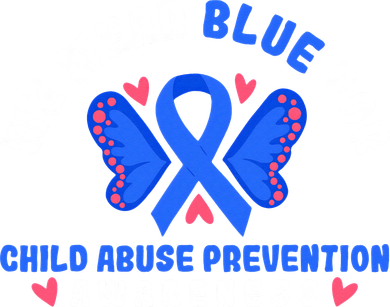 Child Abuse Warrior Prevention Month Blue Ribbon Awareness Toddler T-Shirt