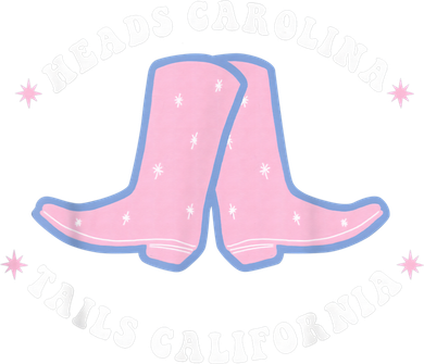 Cowgirl Boots Heads Carolina Tail California Western Country Tank Top