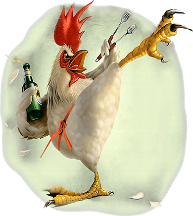 Chicken Beer Karate Kick Cool Chicken Funny Chicken Farmer Toddler Long Sleeve