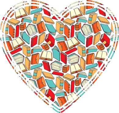 Cute Book Lover Reading Fan Heart Kids Hoodie