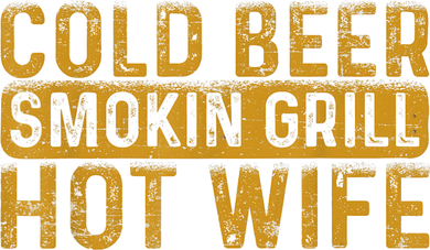 Cold Beer Smoking Grill Hotwife Husband Wife Bbq Joke Tank Top