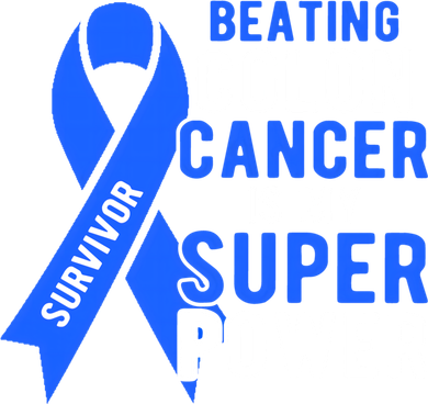 Colon Cancer Awareness Survivor Superpower Gift Mousepad