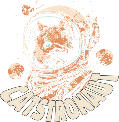 Catstronaut Cat Animal Astronaut Kids Hoodie