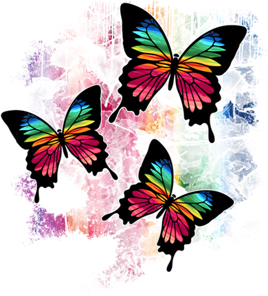 Colorful Cute Butterfly Gift Butterflies Gift Kids Hoodie
