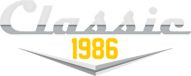 Classic Car Emblem 1986 40th Birthday Women's T-Shirt