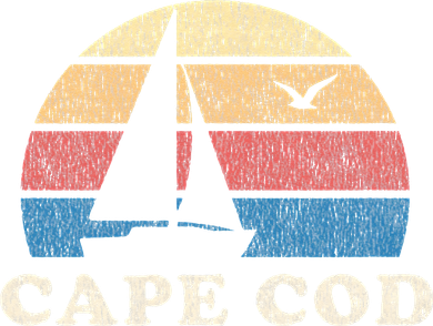 Cape Cod MA Vintage Sailboat 70s Throwback Sunset Baby Bodysuit