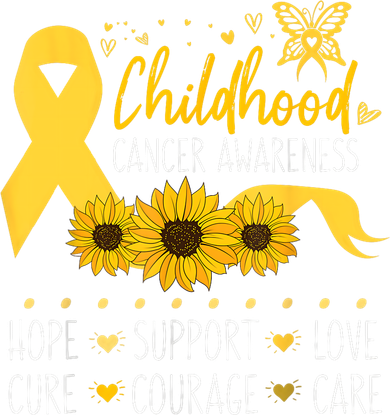 Childhood Cancer Support Family Childhood Cancer Awareness Women's T-Shirt