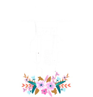 Cute Dirt Bike Floral Life Behind Bars Motocross Gift Tumbler