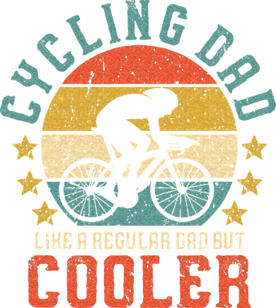 Cycling Dad Bike Rider & Cyclist Fathers Day Mousepad