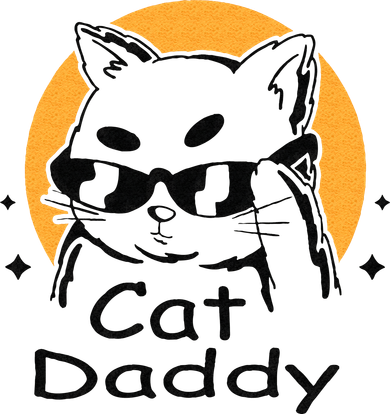 Cat Daddy Vintage Eighties Style Cat Retro Distressed Toddler Hoodie